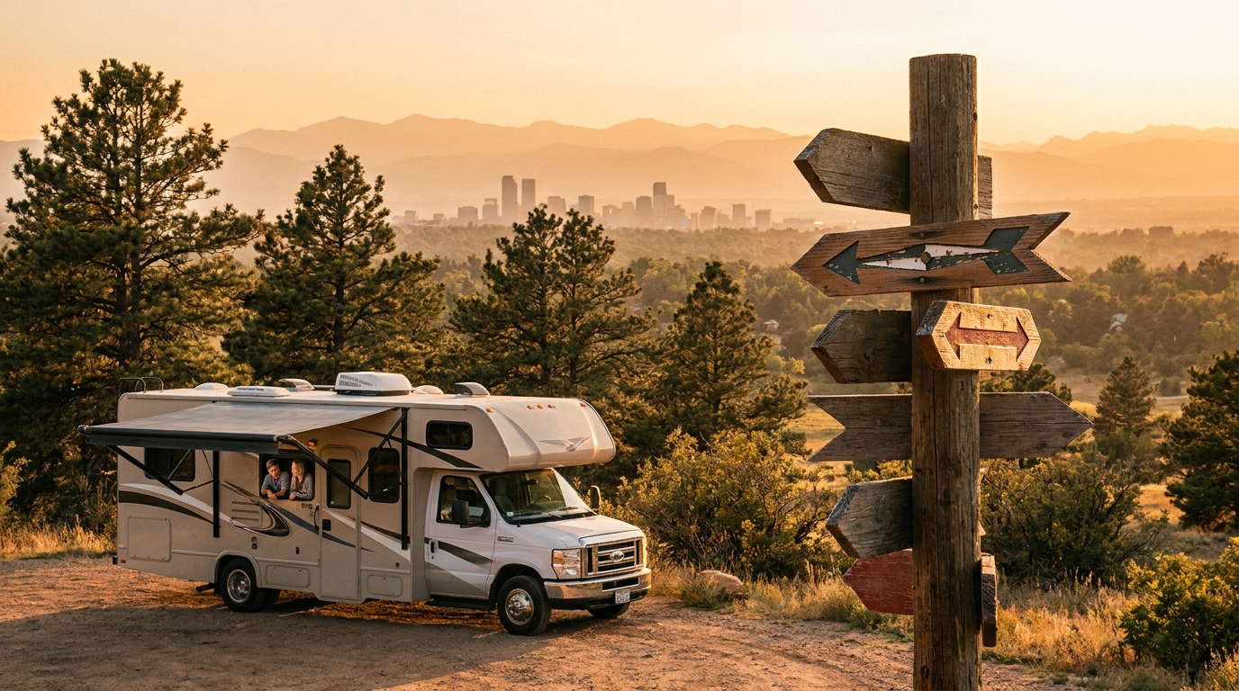 One-Way RV Itinerary in Denver - Routes and Stops 2026